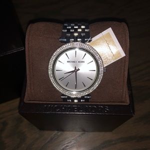 Michael Kors Silver Diamond Watch